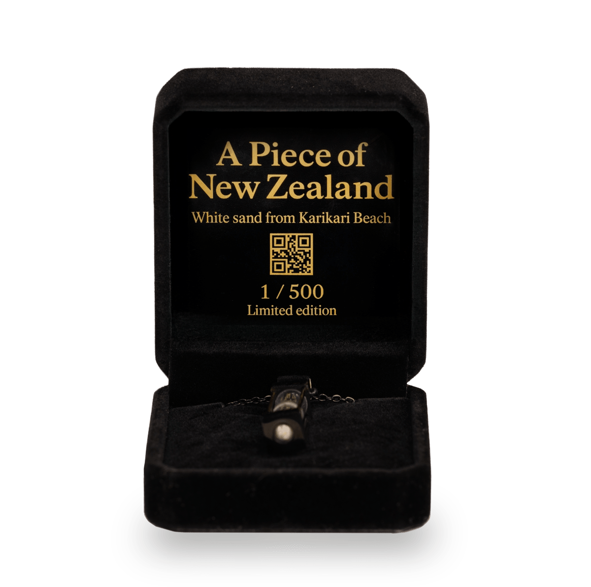 A Piece of New Zealand Hourglass Sand Necklace. - A Piece of New Zealand - necklace