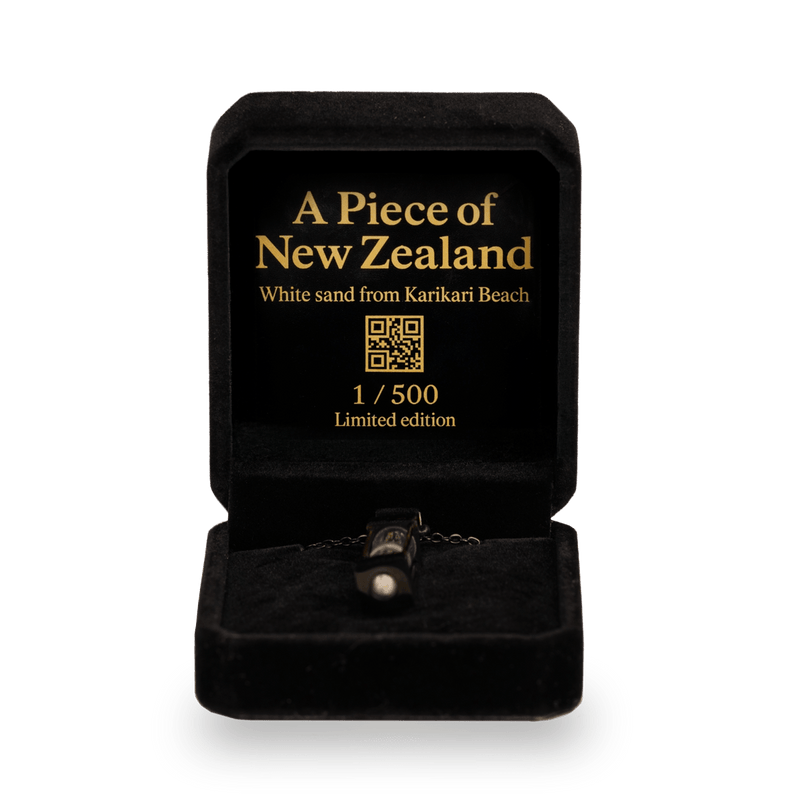 A Piece of New Zealand Hourglass Sand Necklace. - A Piece of New Zealand - necklace