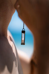 A Piece of New Zealand Hourglass Sand Necklace. - A Piece of New Zealand - necklace
